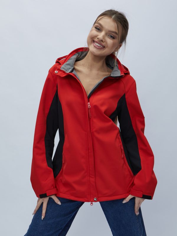 Women's windbreaker MTFORCE large red 22211Kr